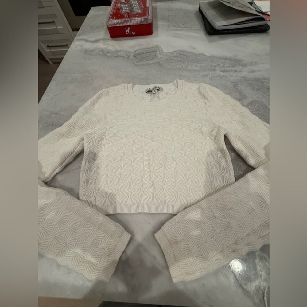 Urban Outfitters Cropped Cream Sweater
